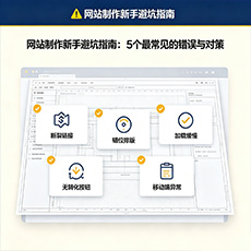 大庆建站-网站制作新手避坑指南:5个最常见的错误与对策