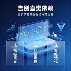 杜尔伯特建站-告别直觉依赖:三步学会数据驱动网站运营