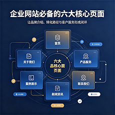 大庆建站-企业网站必备的六大核心页面